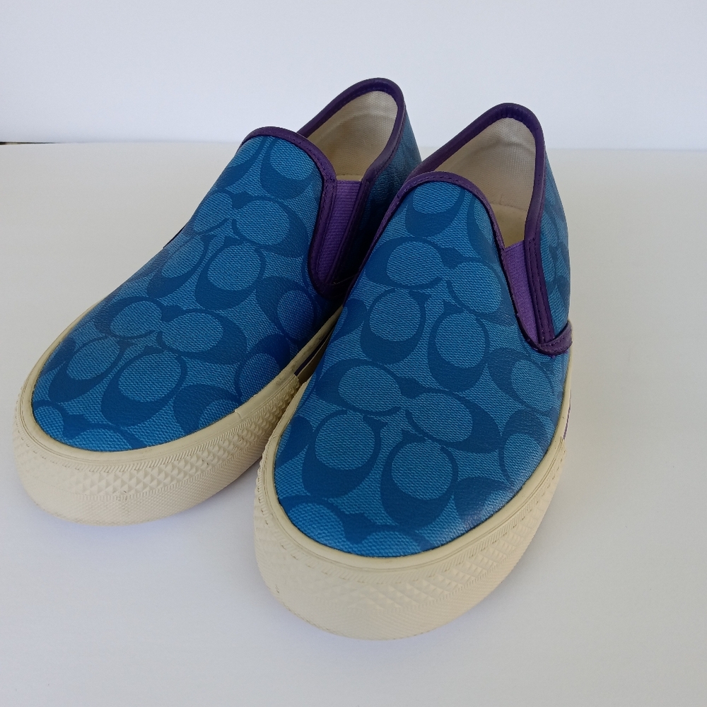 Coach Mens Slip On Skate Sneaker Loafer 9D - Picture 2 of 12